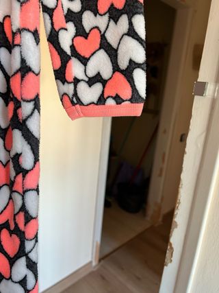 Pijama mono corazón talla única