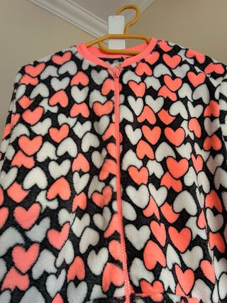 Pijama mono corazón talla única