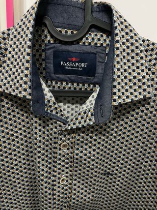 Camisa hombre Passaport Talla 2 Estampada