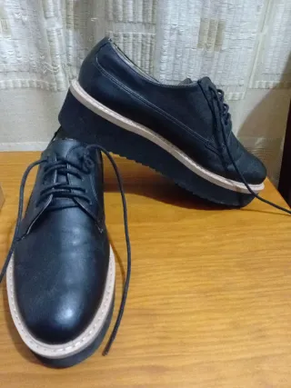 Zapatos plataforma Zara (38)