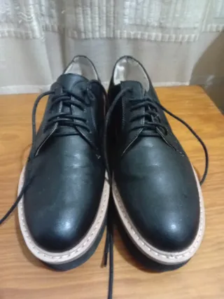 Zapatos plataforma Zara (38)