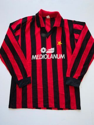 Maglia Milan Anni 90 Mediolanum Rossonera