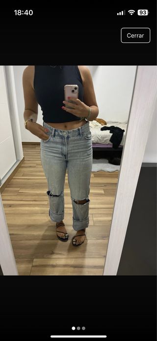 Jeans vaqueros rotos mujer