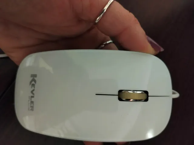 Mouse PC Bianco Kevler Plus