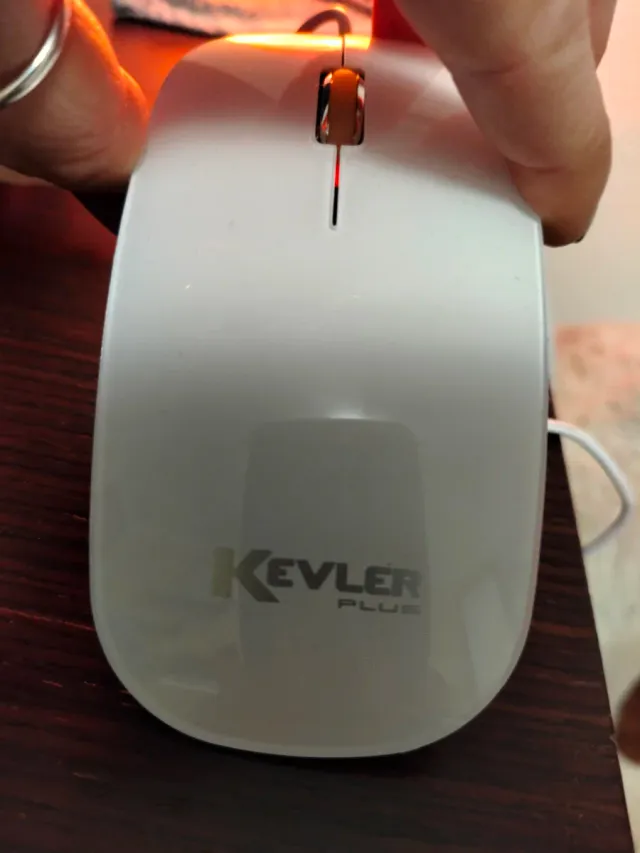 Mouse PC Bianco Kevler Plus