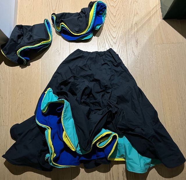 Falda flamenca española baile sevillanas