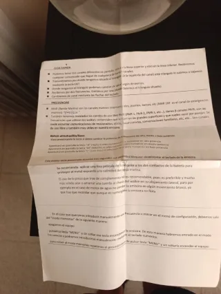 Emisora marina Baofeng UV-8R PLUS