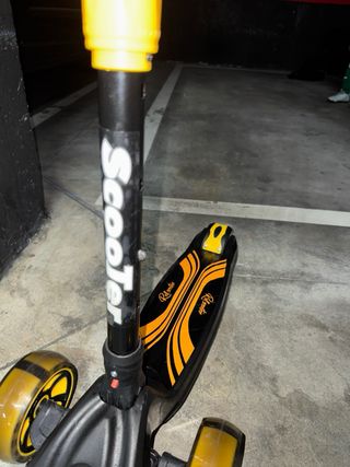 Patinete infantil 3 ruedas con luces