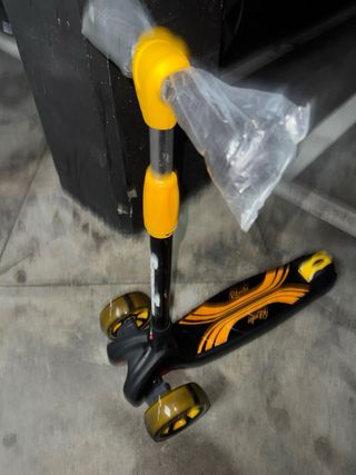 Patinete infantil 3 ruedas con luces