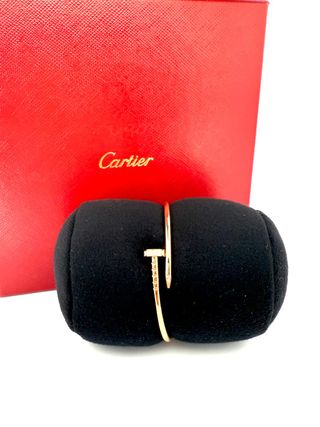 Cartier Juste un Clou Pulsera Oro Blanco Diamantes