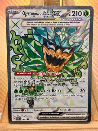 Ogerpon Máscara Turquesa EX 166 SVP promo ESP