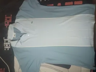Polo Lacoste Hombre Azul Rayas