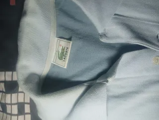 Polo Lacoste Hombre Azul Rayas