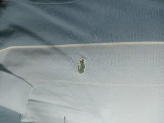 Polo Lacoste Hombre Azul Rayas