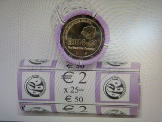 Rollo 2 euros Bélgica 2014-18