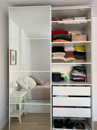 Armario PAX IKEA puertas correderas espejo