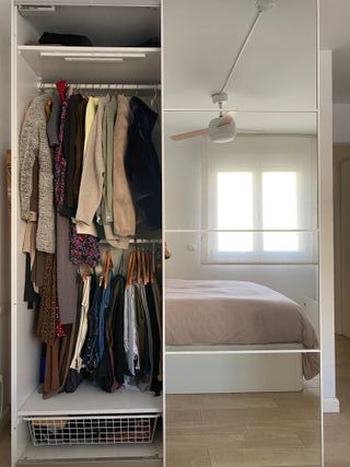Armario PAX IKEA puertas correderas espejo