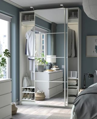 Armario PAX IKEA puertas correderas espejo
