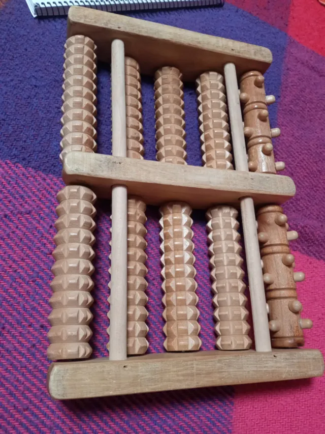 Masajeador de madera