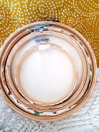 5 Bastidores Madera (Bordadores)