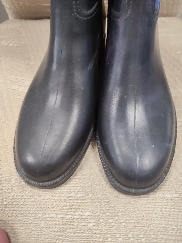 Stivali Gomma Donna Nero Multicolor