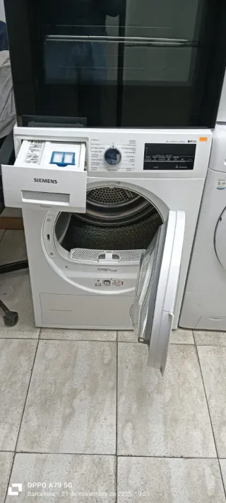 Secadora Siemens 8kg A++ Condensación