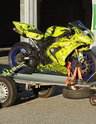 4 Eslingas de carraca cinchas moto y remolque