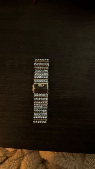 Reloj D&G x Swarovski Azul y Plateado