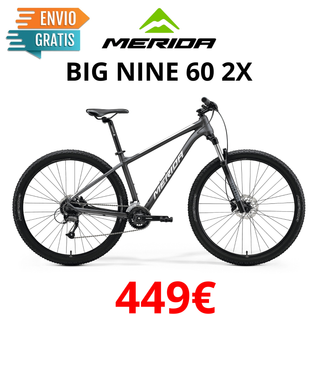 Bicicleta Merida Big Nine 60 2X Talla M