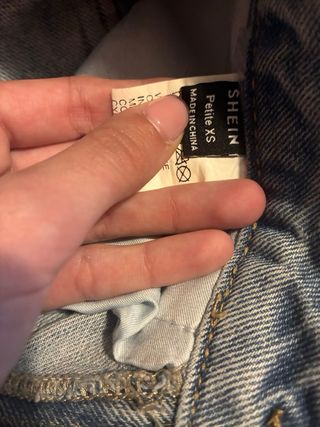 Vaqueros anchos Shein talla XS