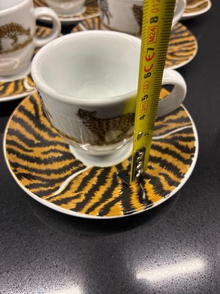 Juego de café porcelana felinos