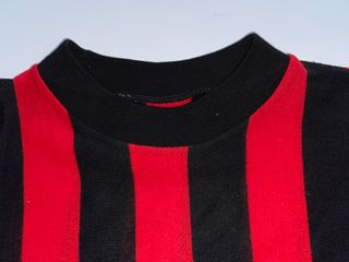 Maglia rossonera lanetta girocollo