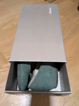 Zapatos planos verdes mujer talla 38