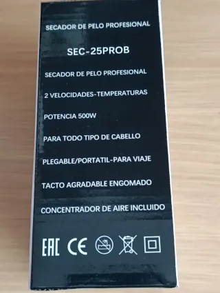 Secador de pelo y Radio FM con linterna