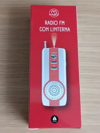 Secador de pelo y Radio FM con linterna