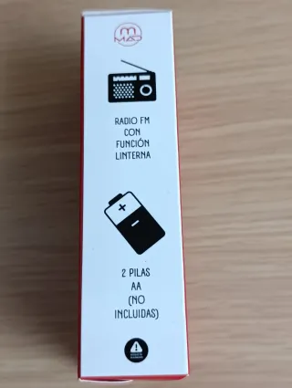 Secador de pelo y Radio FM con linterna