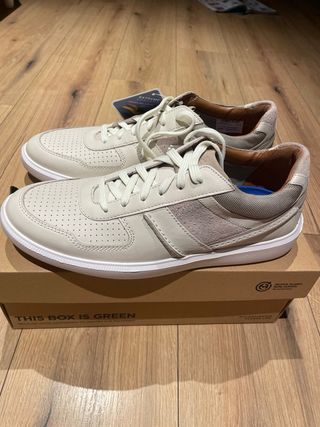 Zapatillas Clarks Hombre Piel T.44 Crudo