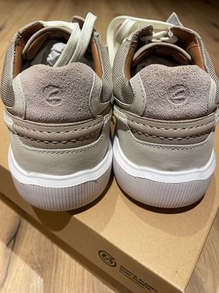 Zapatillas Clarks Hombre Piel T.44 Crudo