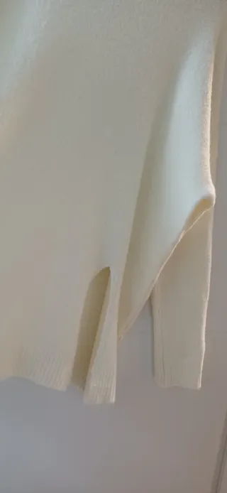 Jersey largo crema talla única