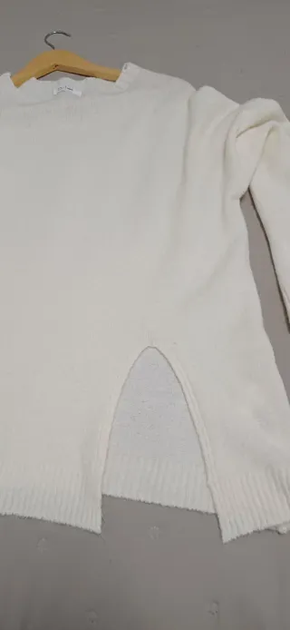 Jersey largo crema talla única