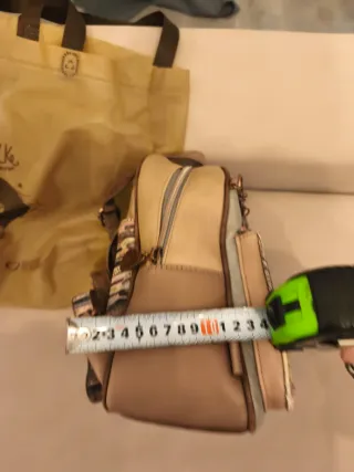 Mochila Anekke Beige y Multicolor