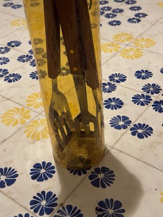 Set barbecue in tubo trasparente