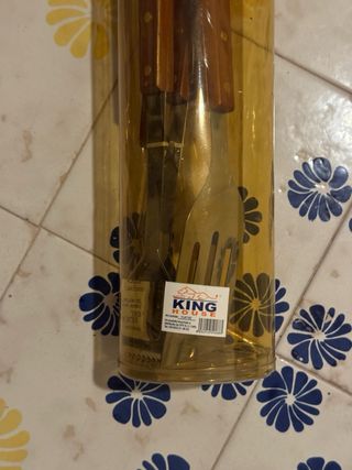 Set barbecue in tubo trasparente