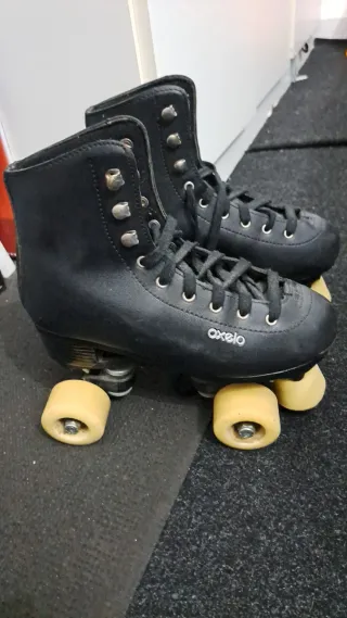 Patines Oxelo Talla 37 Negros