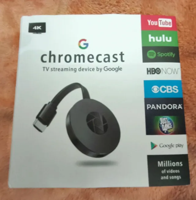 Google Chromecast 4K TV Streaming Device