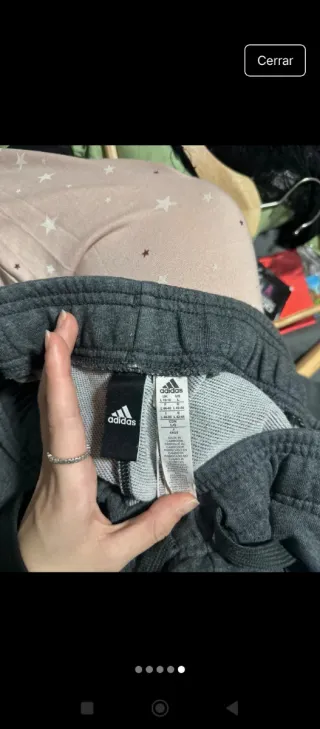 Chándal Adidas Gris Talla L