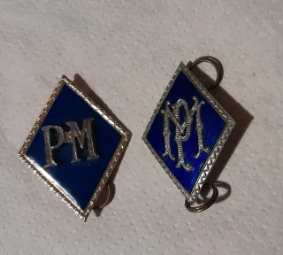 Insignias antiguas Policía Militar y Municipal