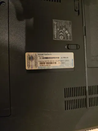 Packard Bell portátil negro modelo pew91