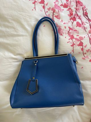 Bolso Piel Renata Corsi Azul