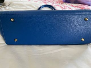 Bolso Piel Renata Corsi Azul